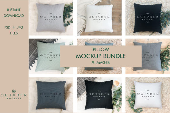 Download Pillow Mockup Bundle | Sublimation Blanks - Blanks Collection