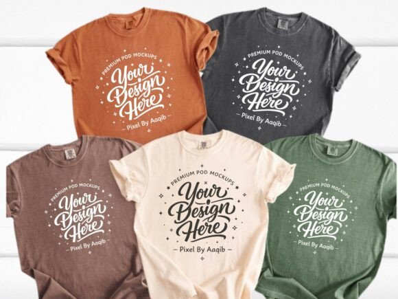 Download Comfort Colors C1717 Flat Lay Mockup - Flat lay Collection