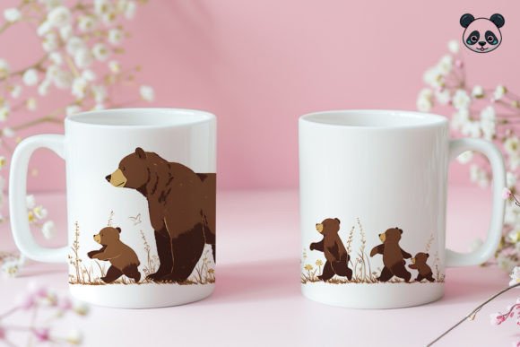 Download Papa Bear &amp; Sons Father's Day Mug Wrap - Premium Resources
